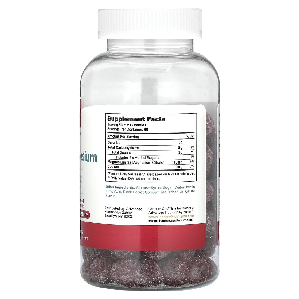 Magnesium Gummies, Raspberry, 120 Gummies