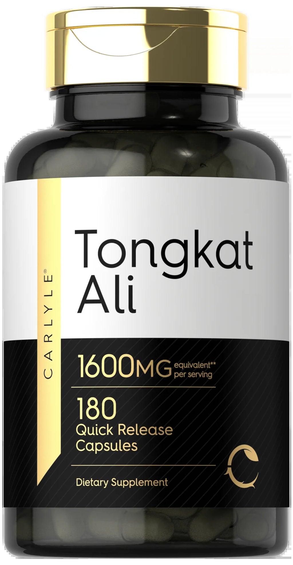 Tongkat Ali 1600Mg | 180 Capsules | Non-Gmo and Gluten Free Supplement | by