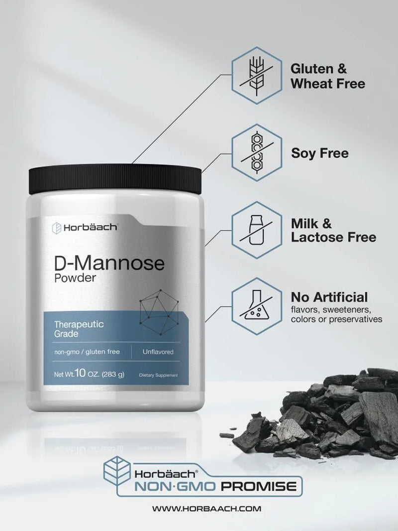 D Mannose Powder | 10Oz | Vegetarian & Unflavored for Men and Women | by