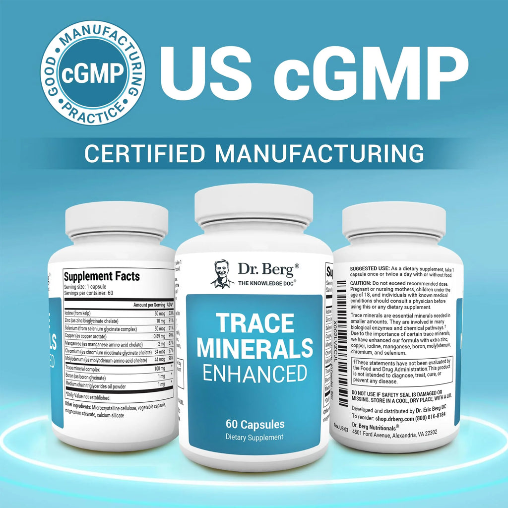 Trace Minerals Enhanced Complex, 60 Capsules