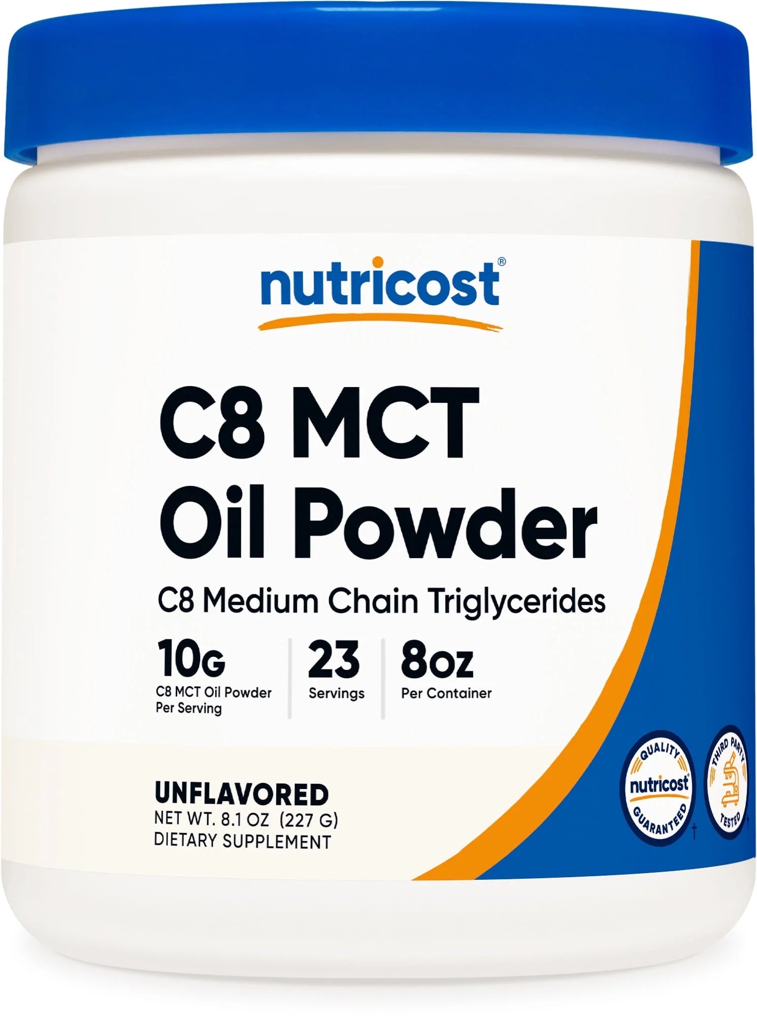 C8 MCT Oil Powder .5LB - 95% C8 MCT Oil Powder Supplement