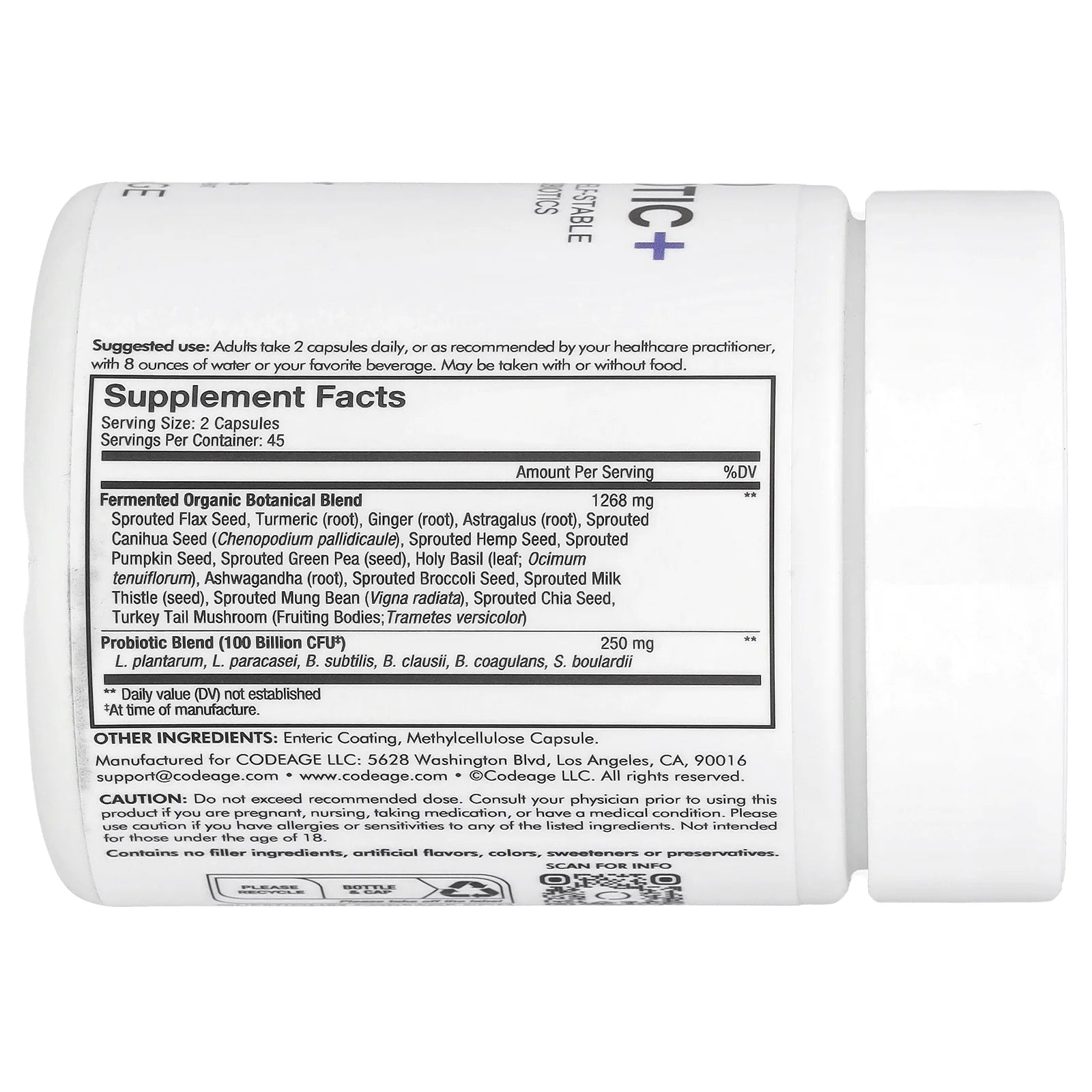 SBO Probiotic+, 90 Capsules