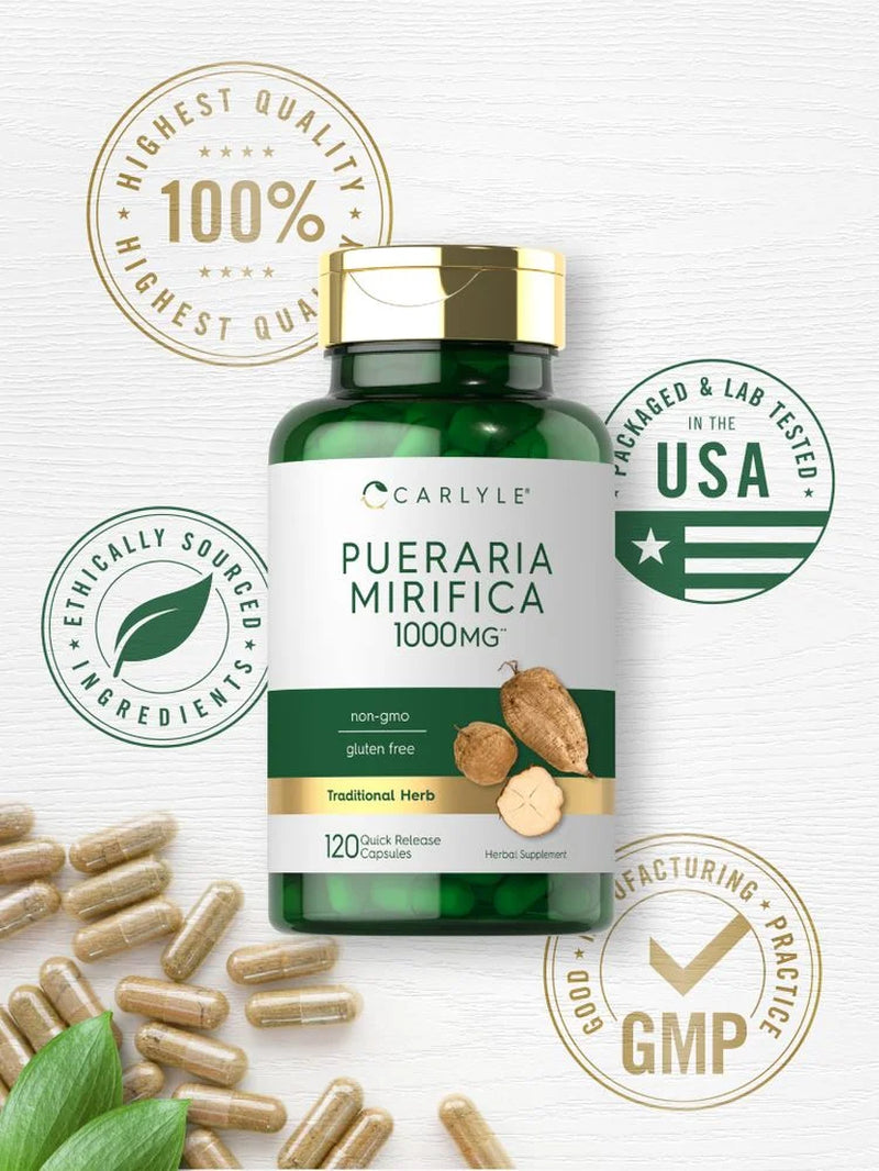 Pueraria Mirifica Extract | 1000Mg | 120 Capsules | by