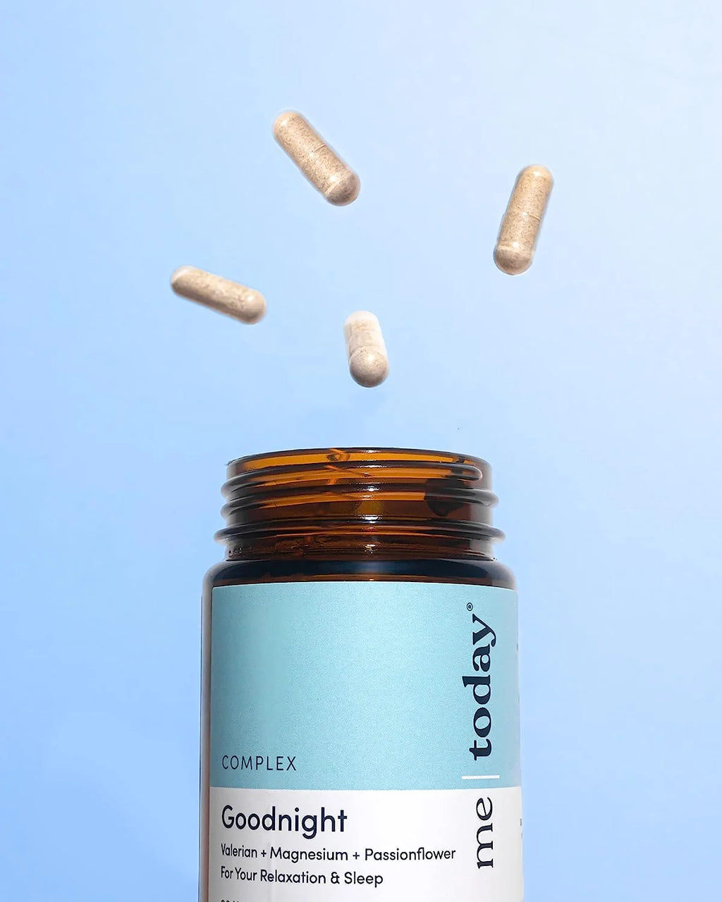 - Goodnight Supplement, Relaxing and Restful, Sleep Support, Magnesium, Vegan, 60 Capsules