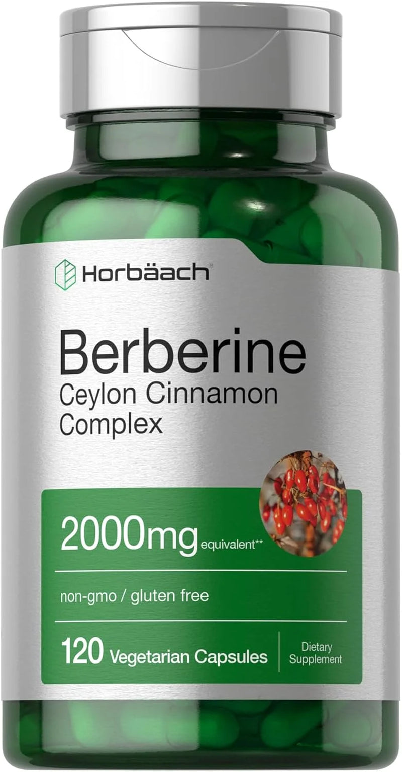 Berberine with Ceylon Cinnamon | 2000Mg | 120 Capsules | by