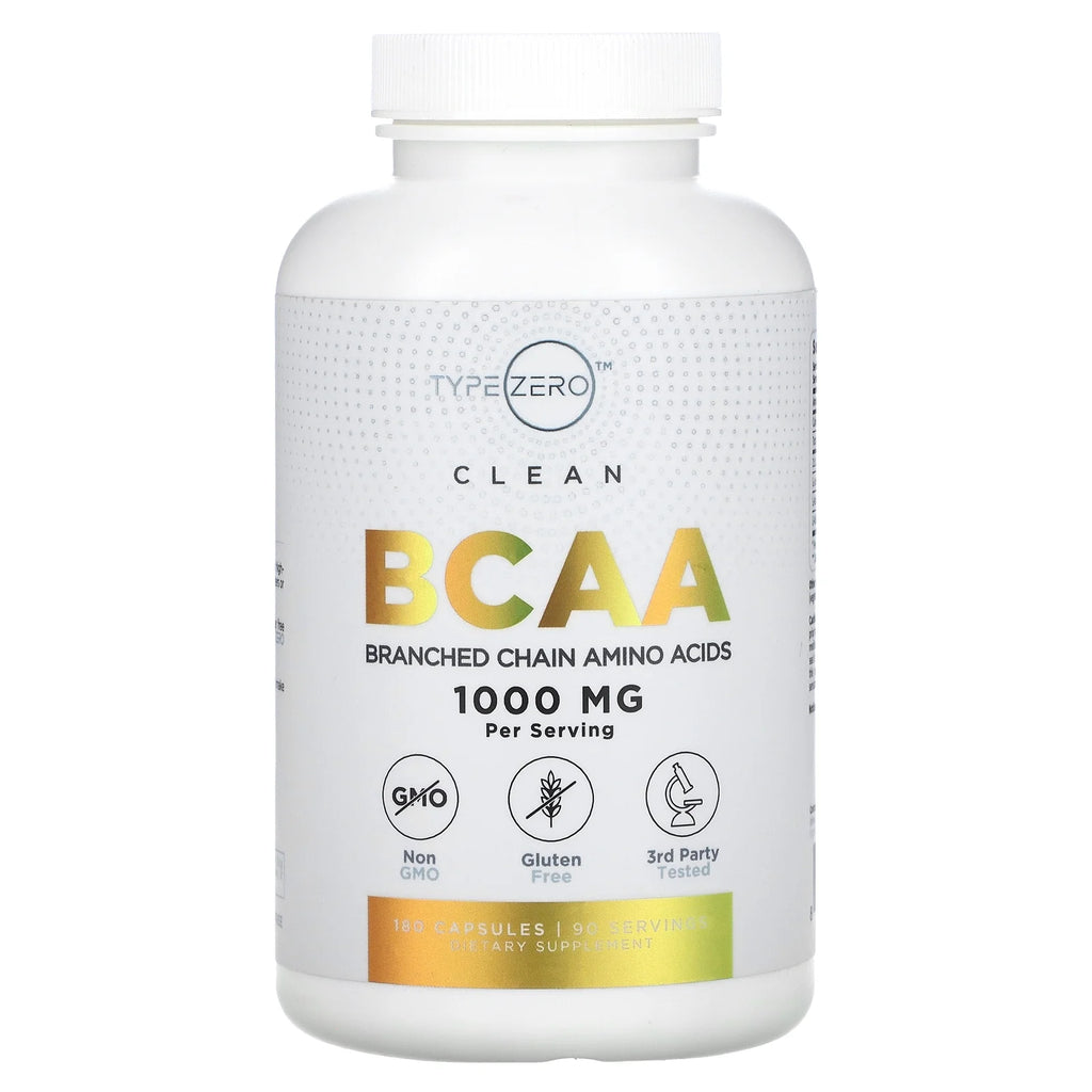 BCAA 1000Mg (180 Capsules, 90 Servings), Branched Chain Amino Acids (500Mg of L-Leucine, 1000Mg of L-Isoleucine and L-Valine)