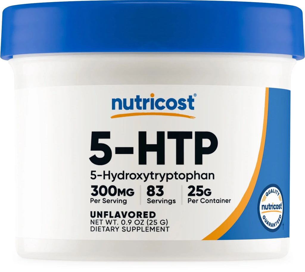 5-HTP Powder Mix 25 Grams (300Mg per Serving) - Non-Gmo Supplement