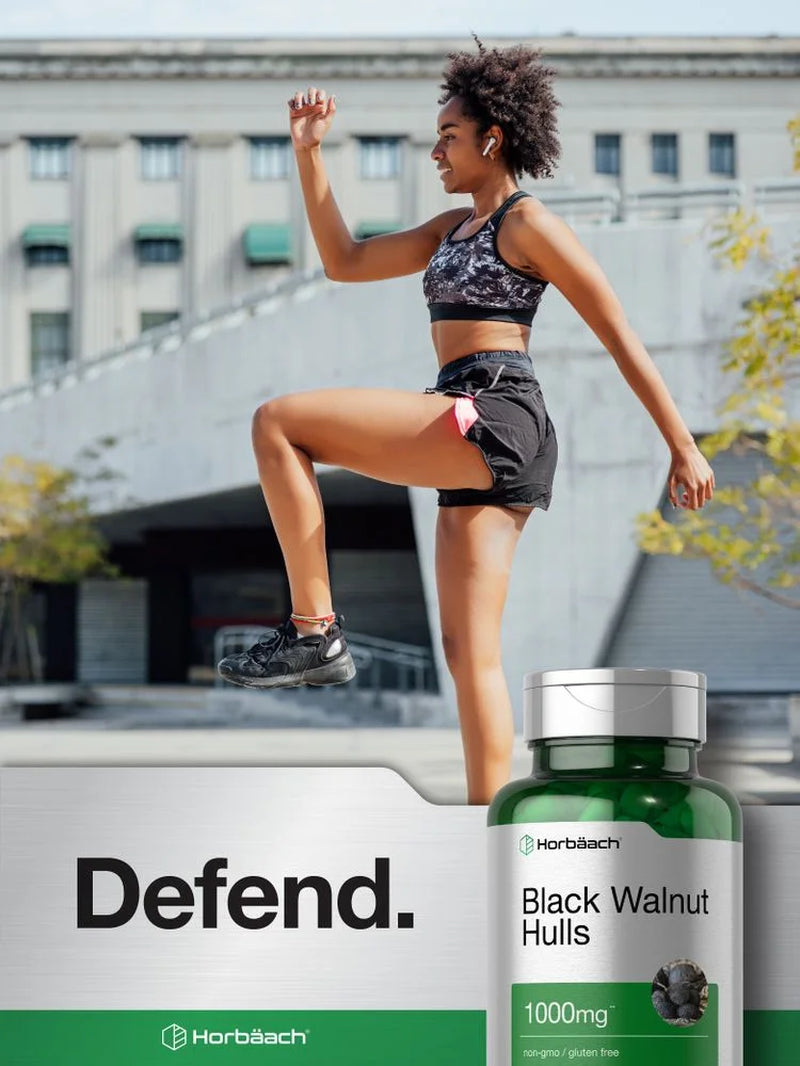 Black Walnut Hulls | 1000 Mg | 120 Capsules for Men and Women | by