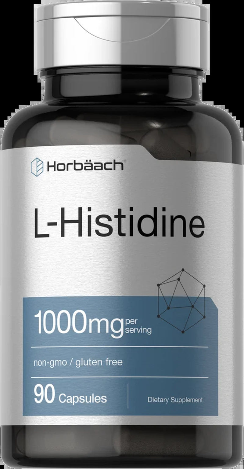 L Histidine 1000Mg | 90 Capsules | Pharmaceutical Grade | by