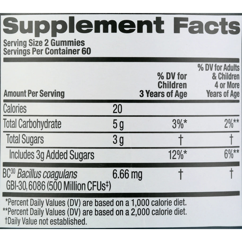 Digestive Advantage Probiotic Gummies (120 Count)