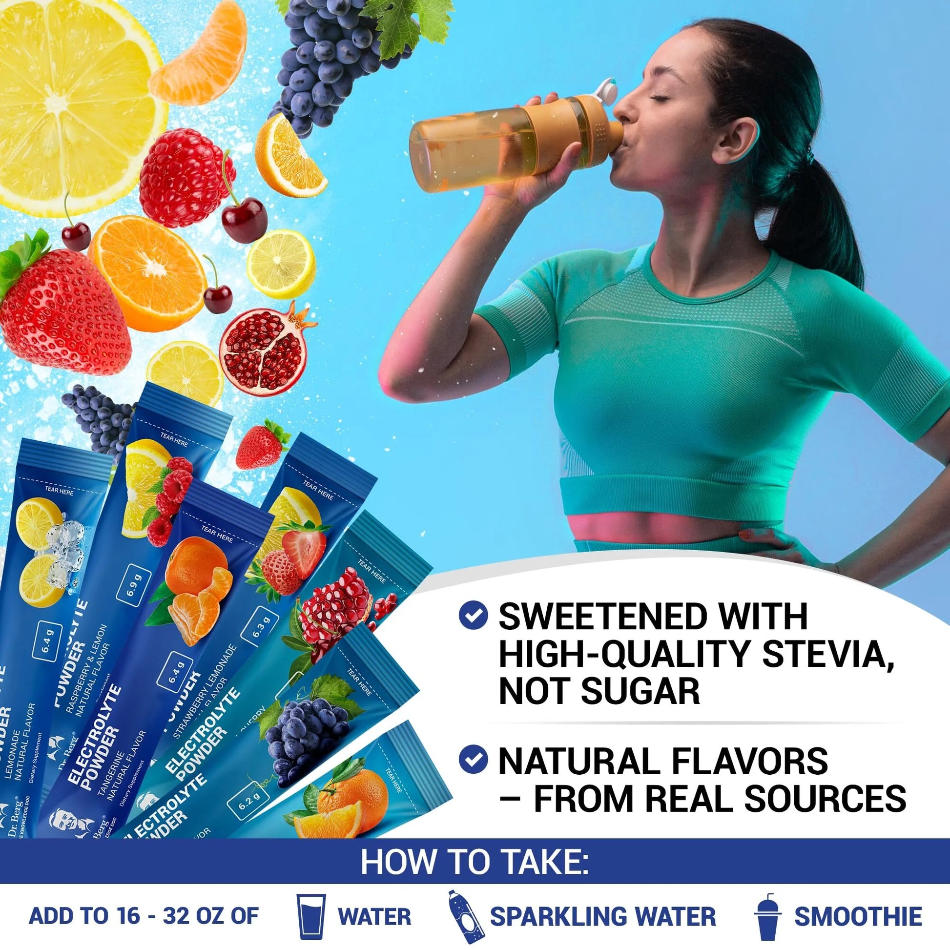 Electrolyte Powder - Variety Pack, 28 Electrolytes Powder Hydration Packets