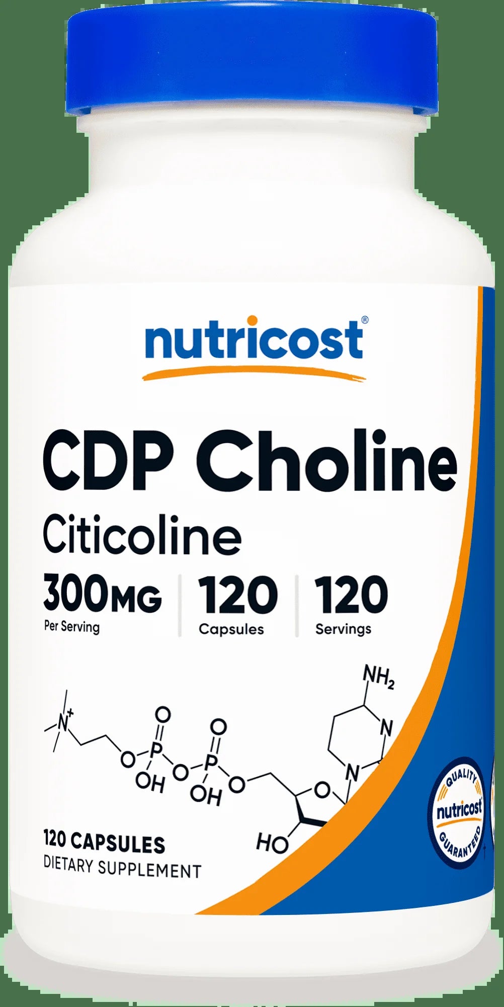 CDP Choline, Citicoline, 300 Mg, 120 Capsules,