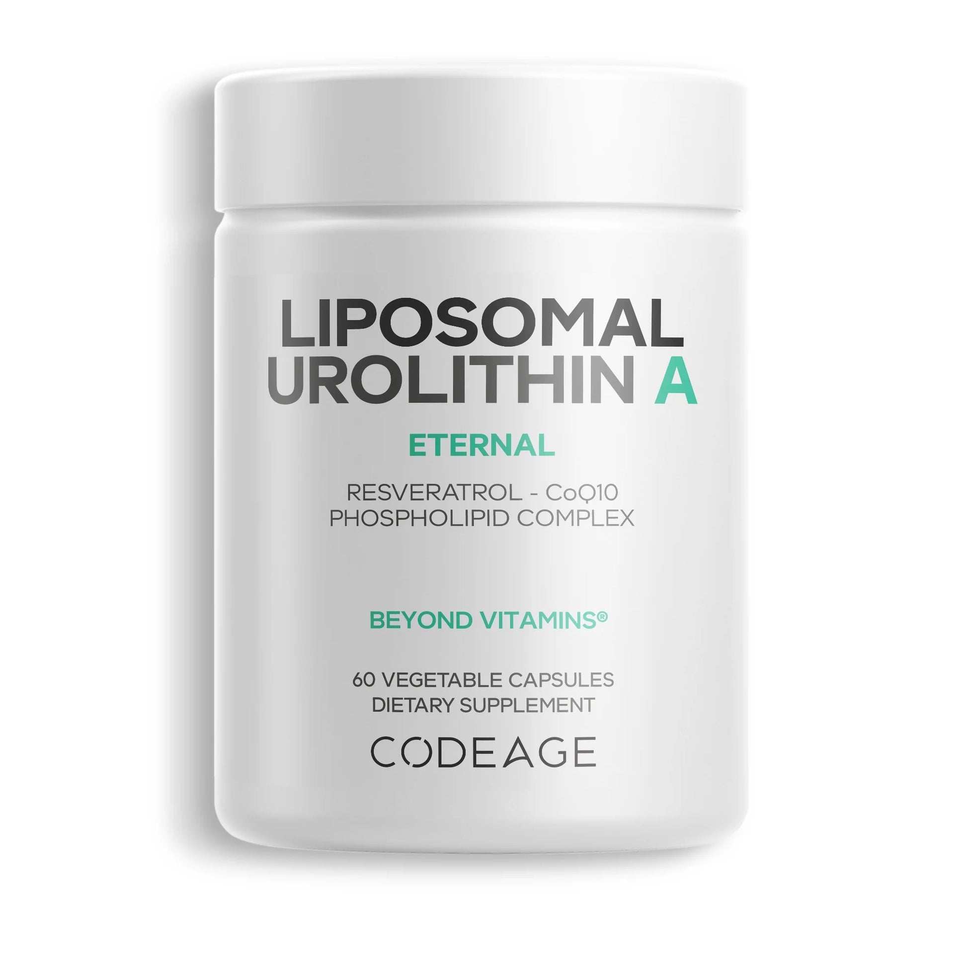 Liposomal Urolithin A, Resveratrol & Coenzyme Q10, Betaine Anhydrous, Coq10 Capsules, 60 Ct