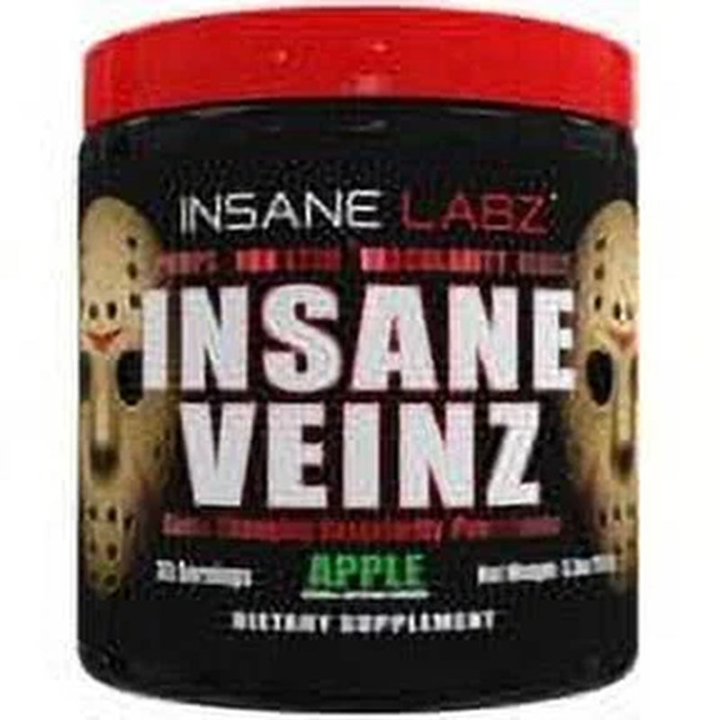 Insane Veinz Pre Workout Powder, Apple, 35 Servings