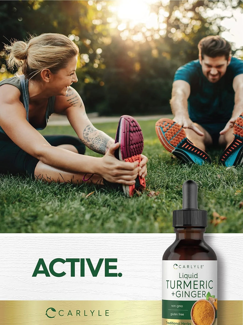 Liquid Turmeric and Ginger Supplement for Men and Women | 2 Fl Oz | with Black Pepper | by