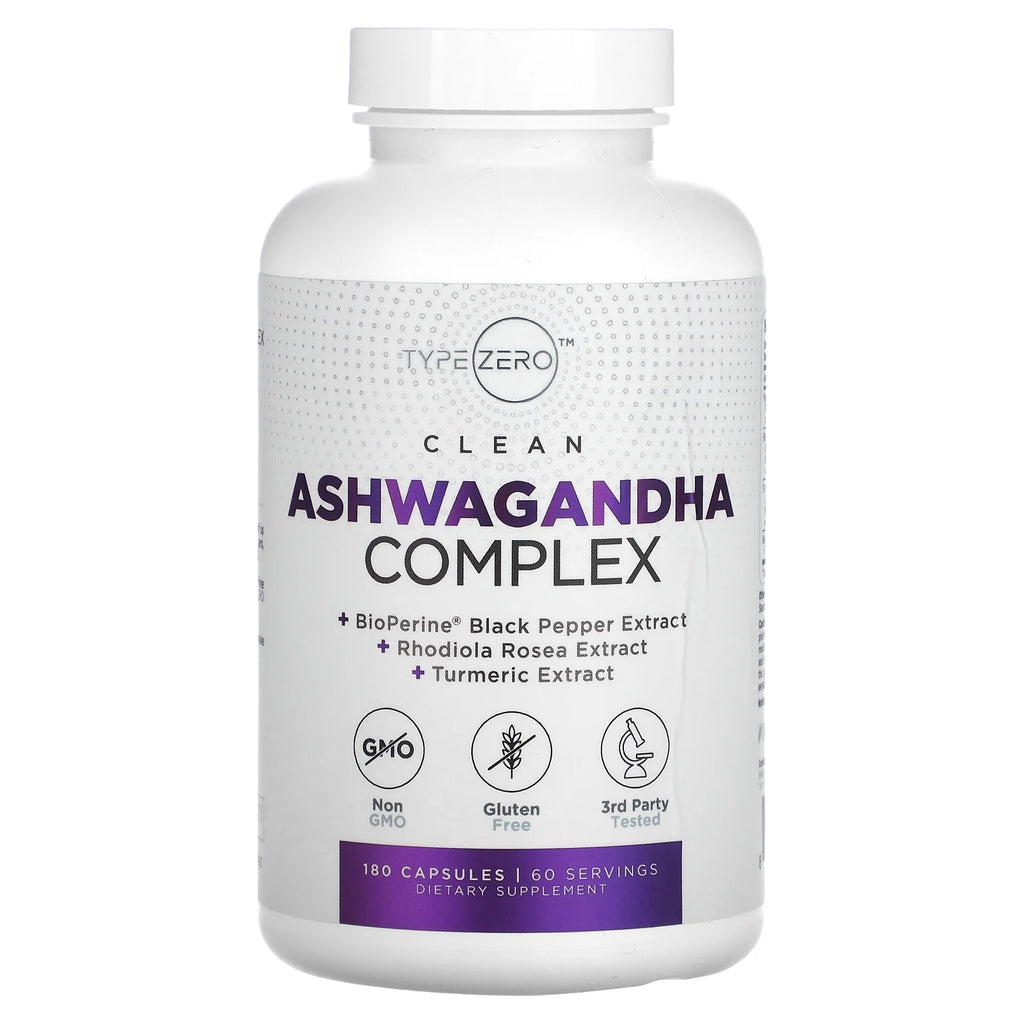 KSM-66 Ashwagandha Root Extract 1,200Mg, 60 Servings - High Potency 5% Withanolides - with Turmeric, Rhodiola Rosea and Bioperine Black Pepper Extract - 180 Veggie Caps
