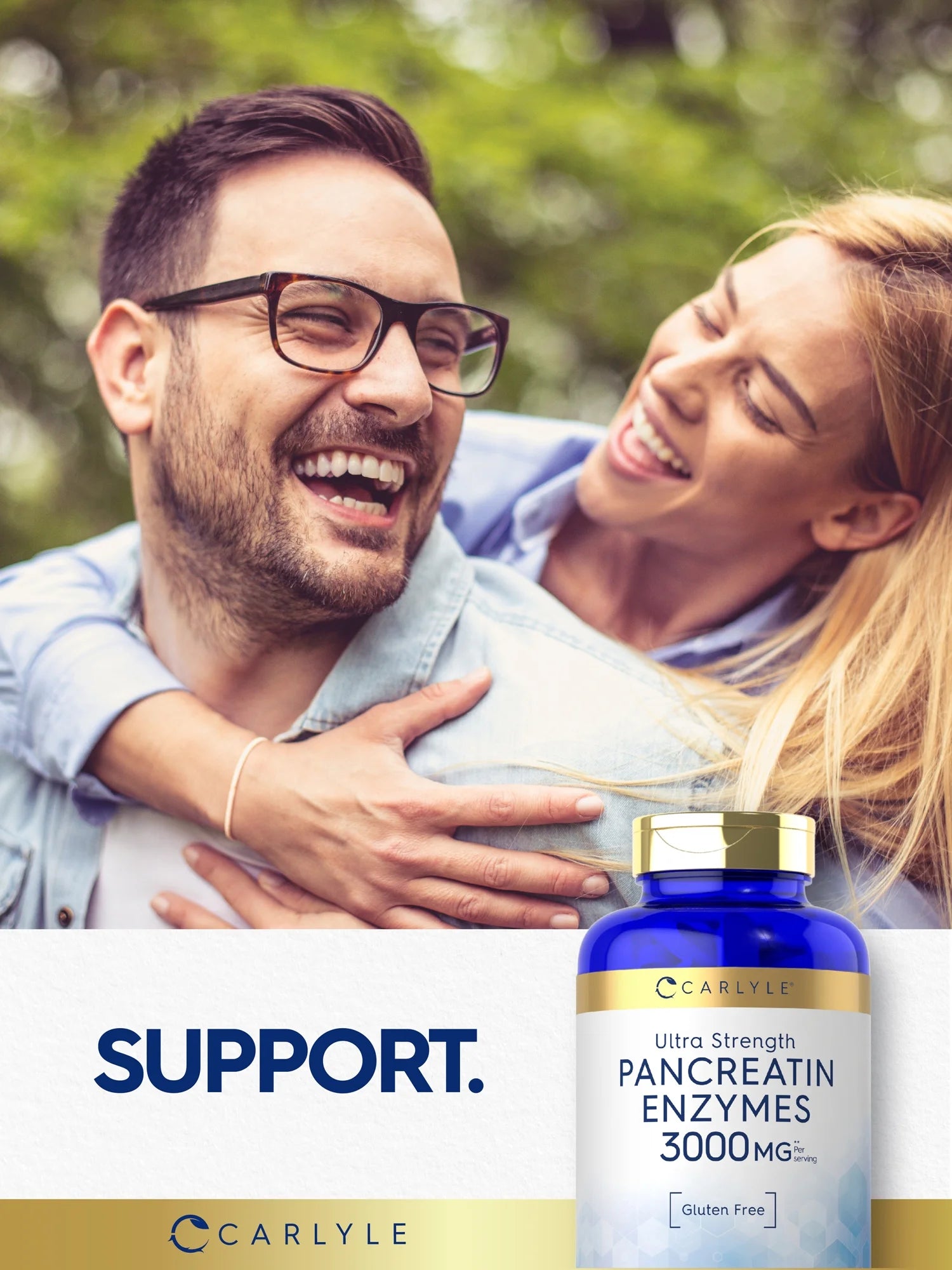 Pancreatin Digestive Enzymes | 3000Mg | 250 Caplets | by