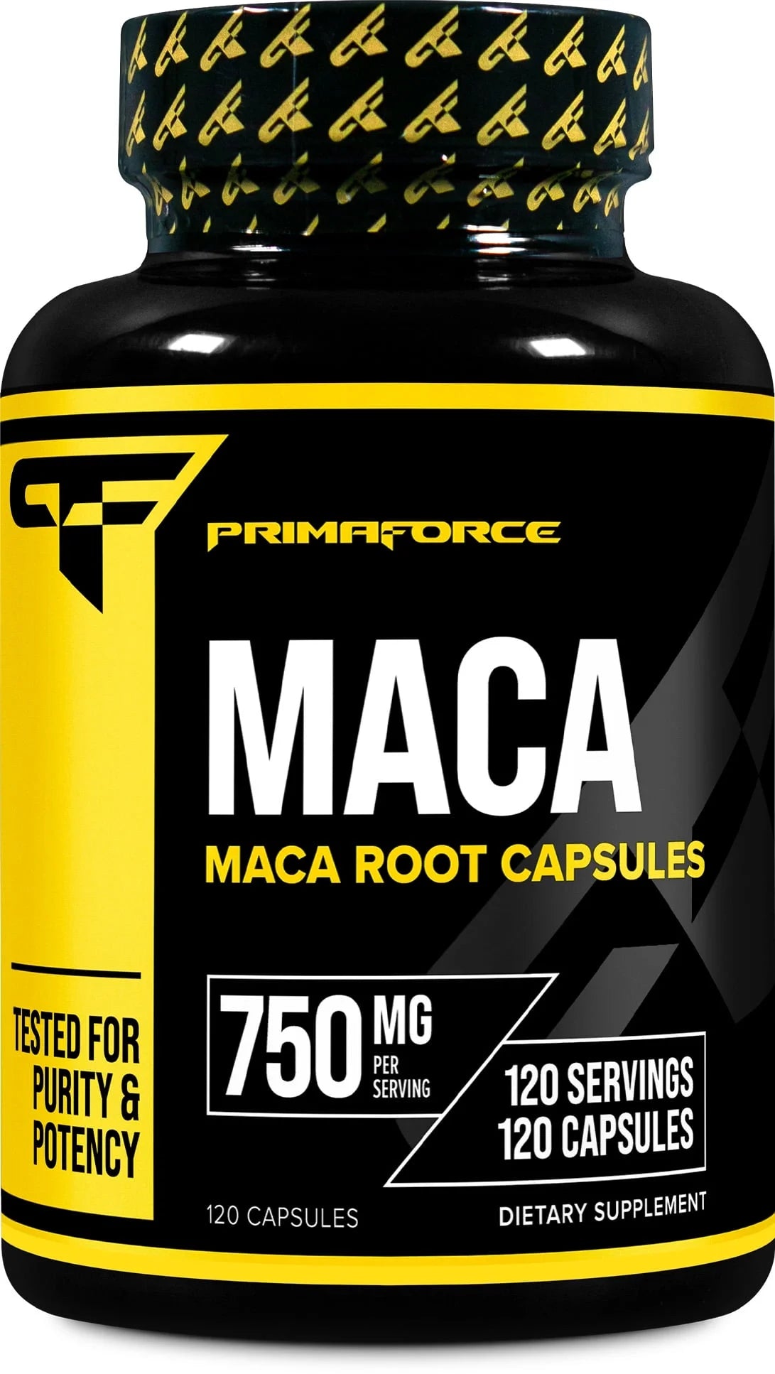 Organic Maca Root Capsules (750Mg) 120 Servings - Non-Gmo, Gluten Free
