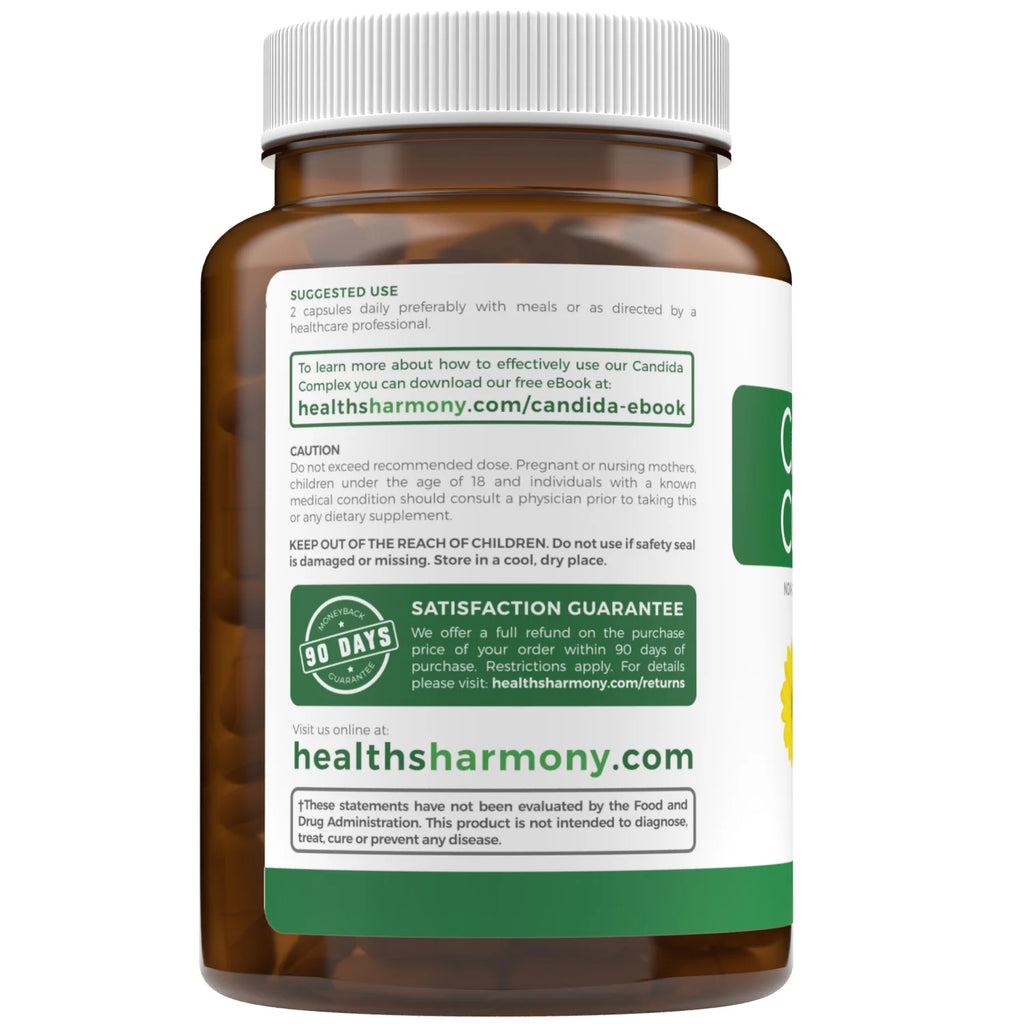 Candida Cleanse Intestinal Flora Support with Oregano & Caprylic Acid, 120 Capsules