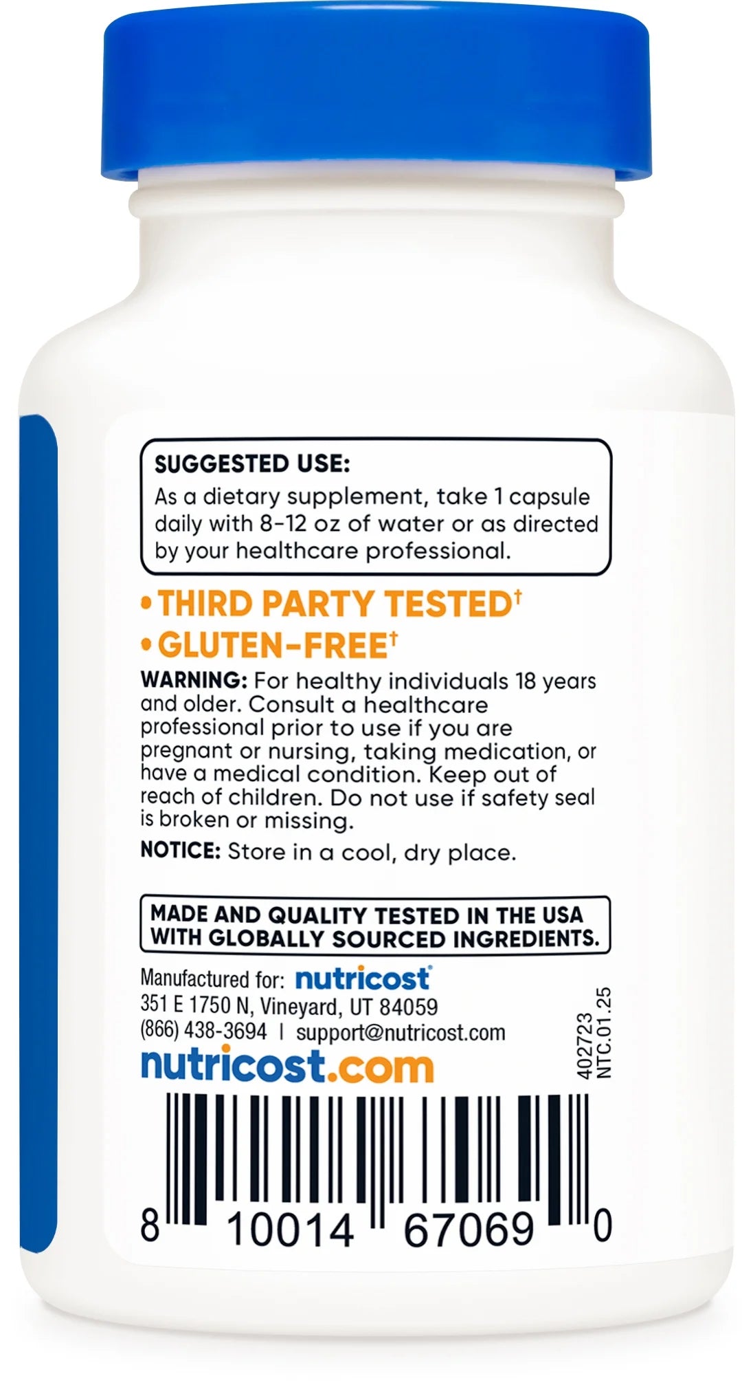 Tudca 500Mg, 30 Capsules (Tauroursodeoxycholic Acid) - Gluten Free, Non-Gmo Supplement
