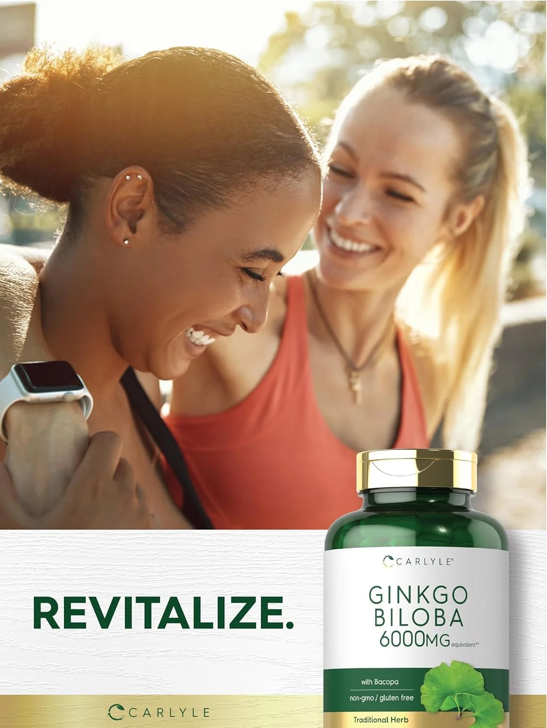 Ginkgo Biloba Capsules | 6000Mg | 200 Count Supplement for Men and Women | by