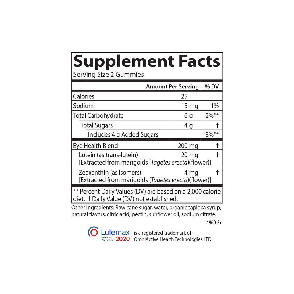 Lutein Gummies - Mango 46 Gummies