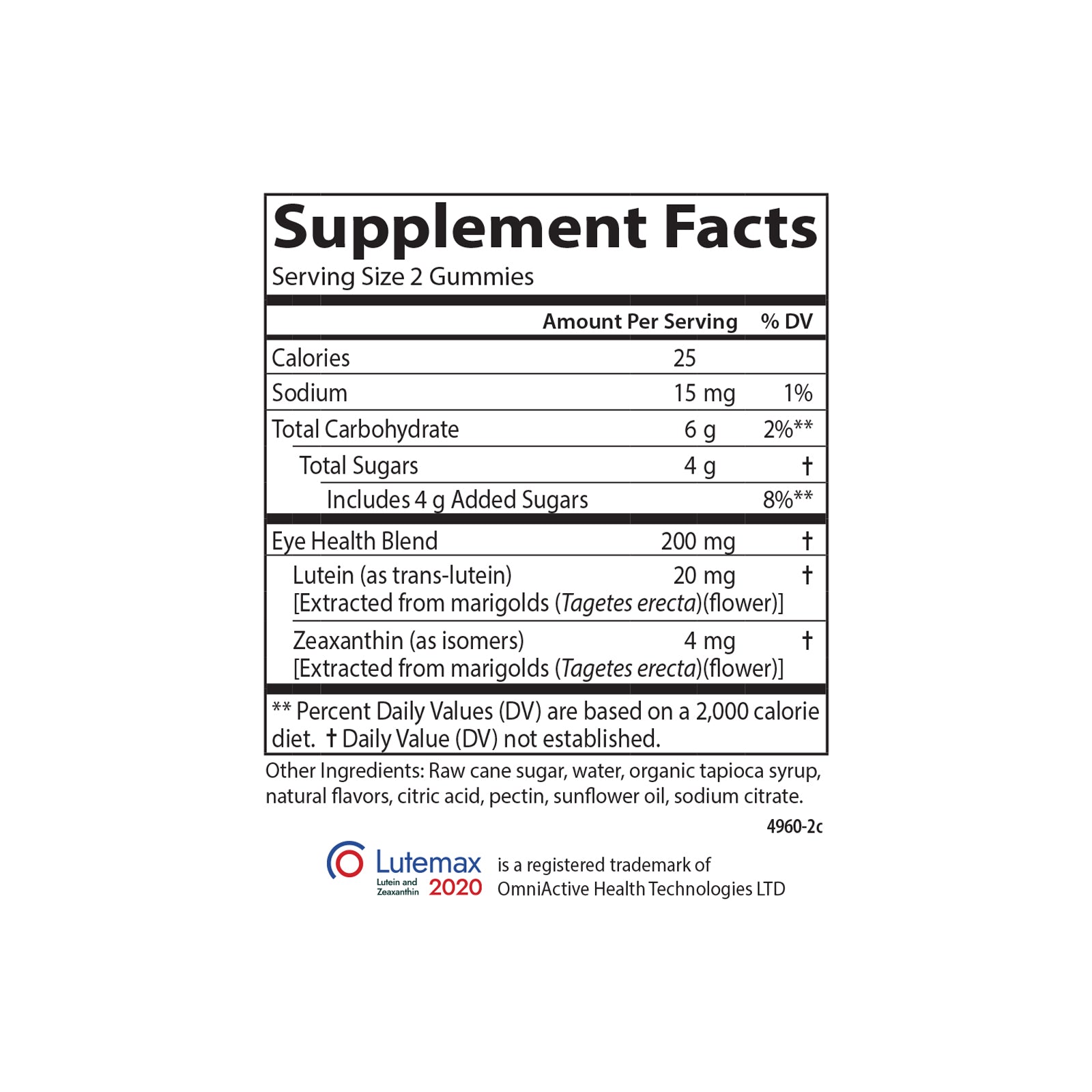 Lutein Gummies - Mango 46 Gummies