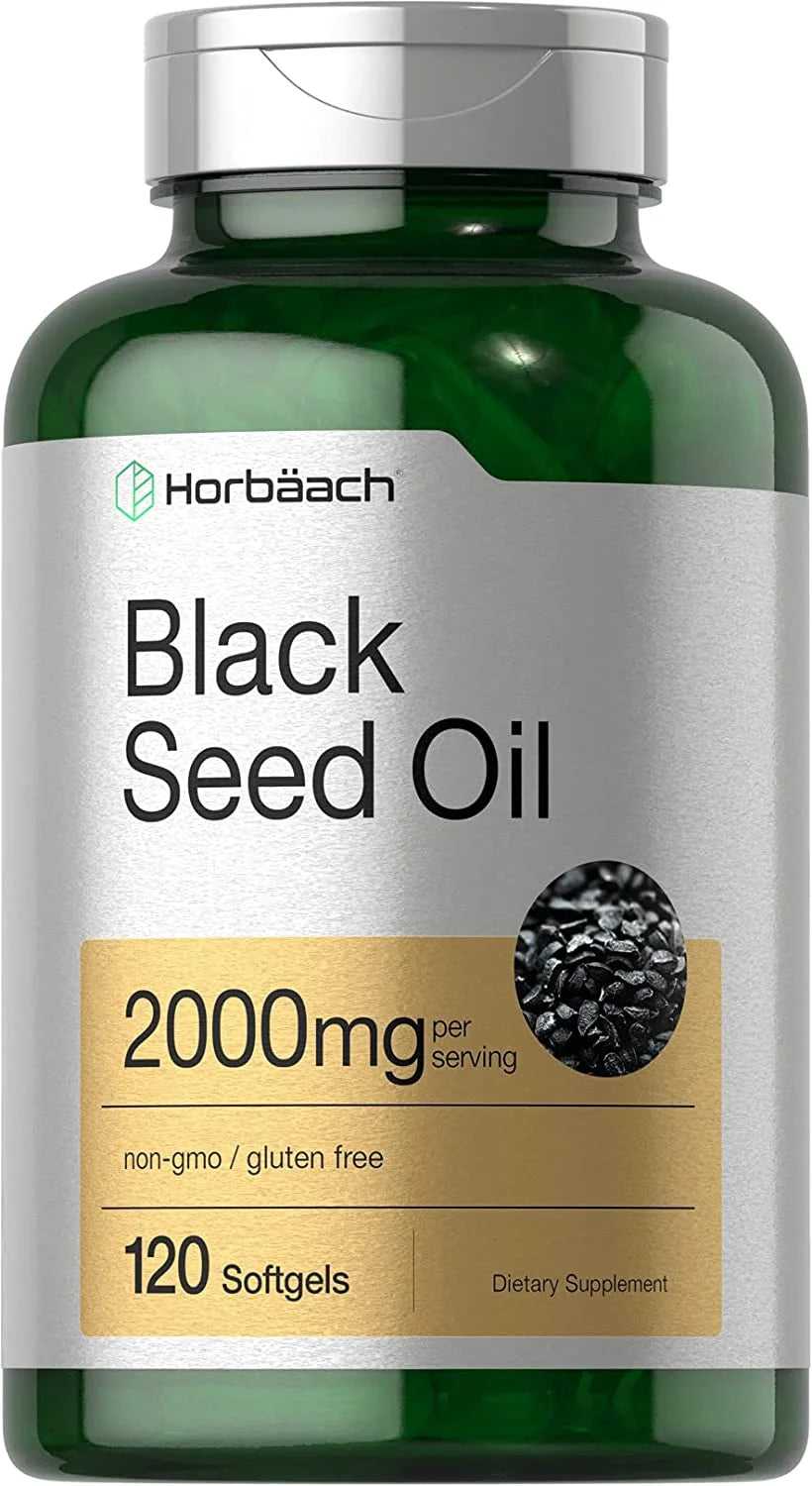 Black Seed Oil 2000Mg | 120 Cold Pressed Softgels | by
