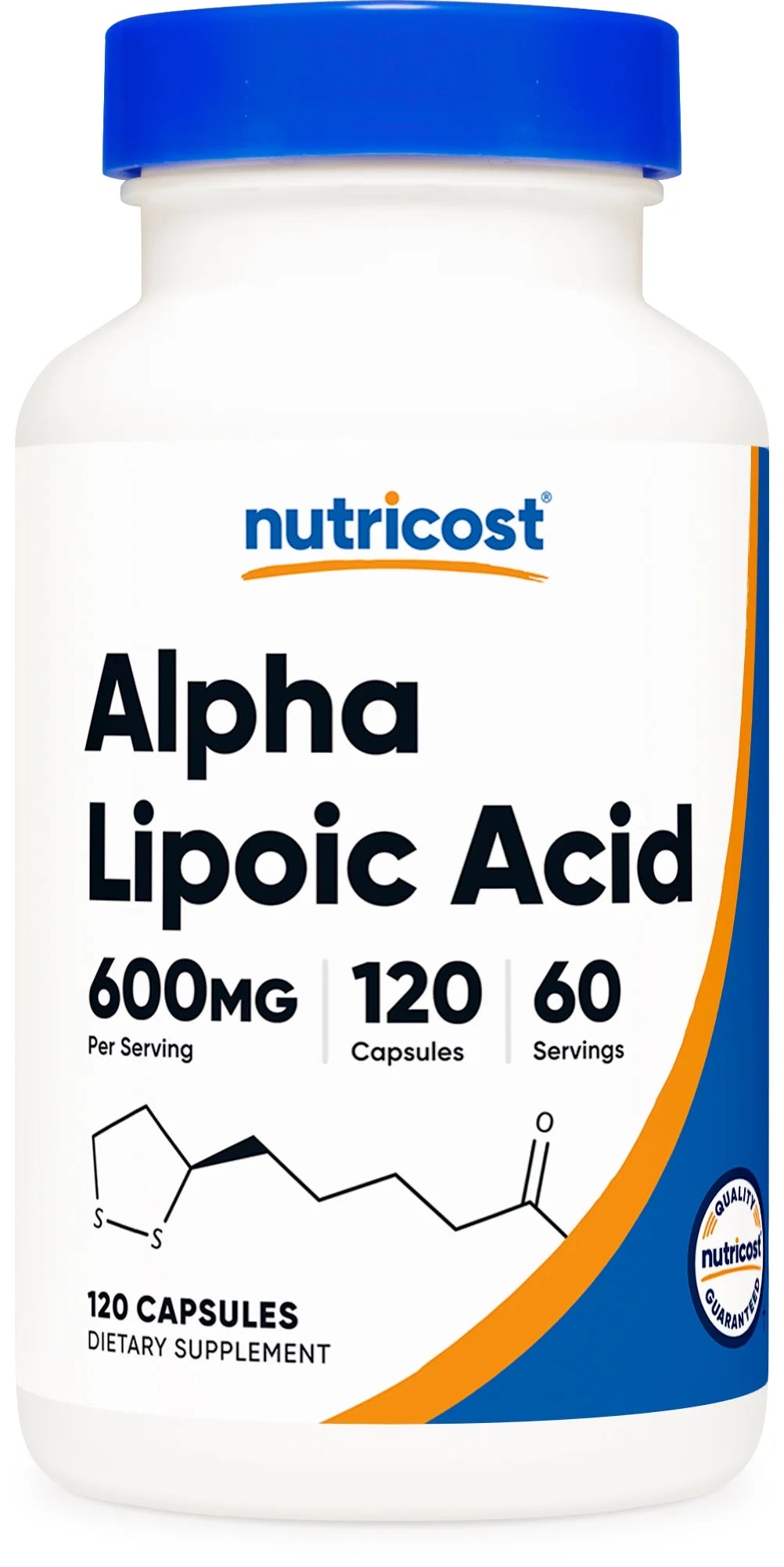 Alpha Lipoic Acid 600Mg per Serving 120 Capsules, 60 Servings - Non-Gmo Supplement