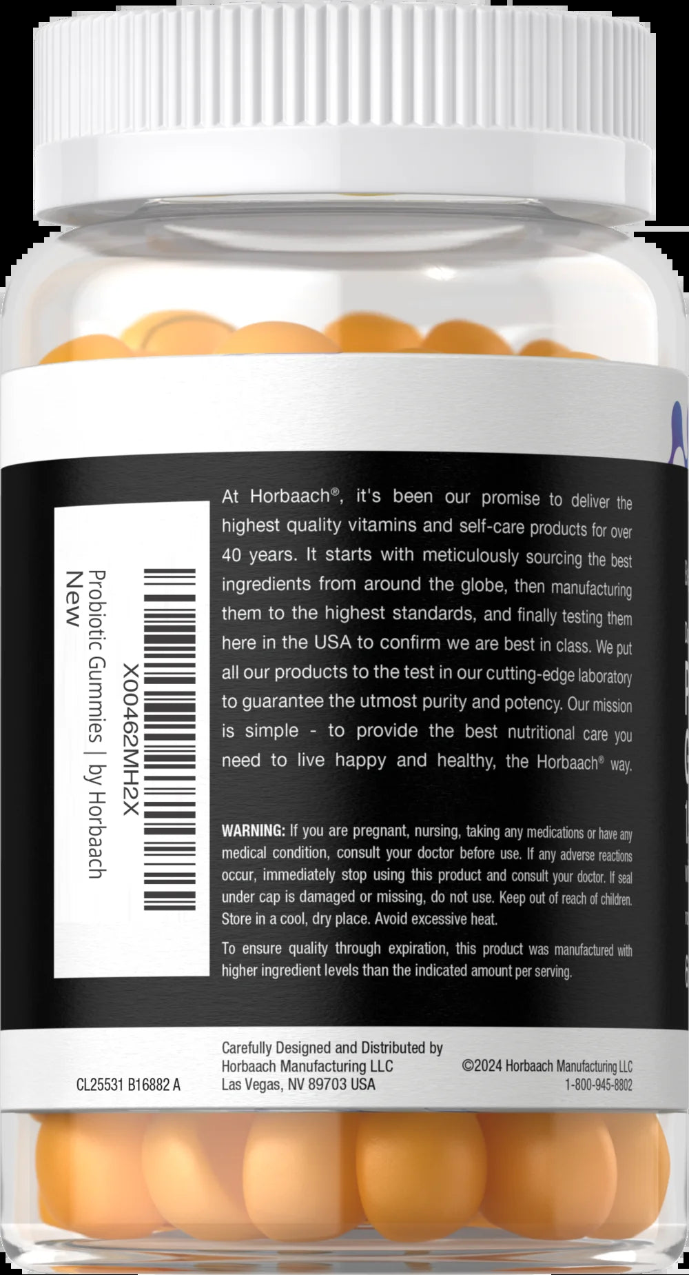 Probiotic Gummies | 60 Count | for Women and Men | Tropical Flavor | by