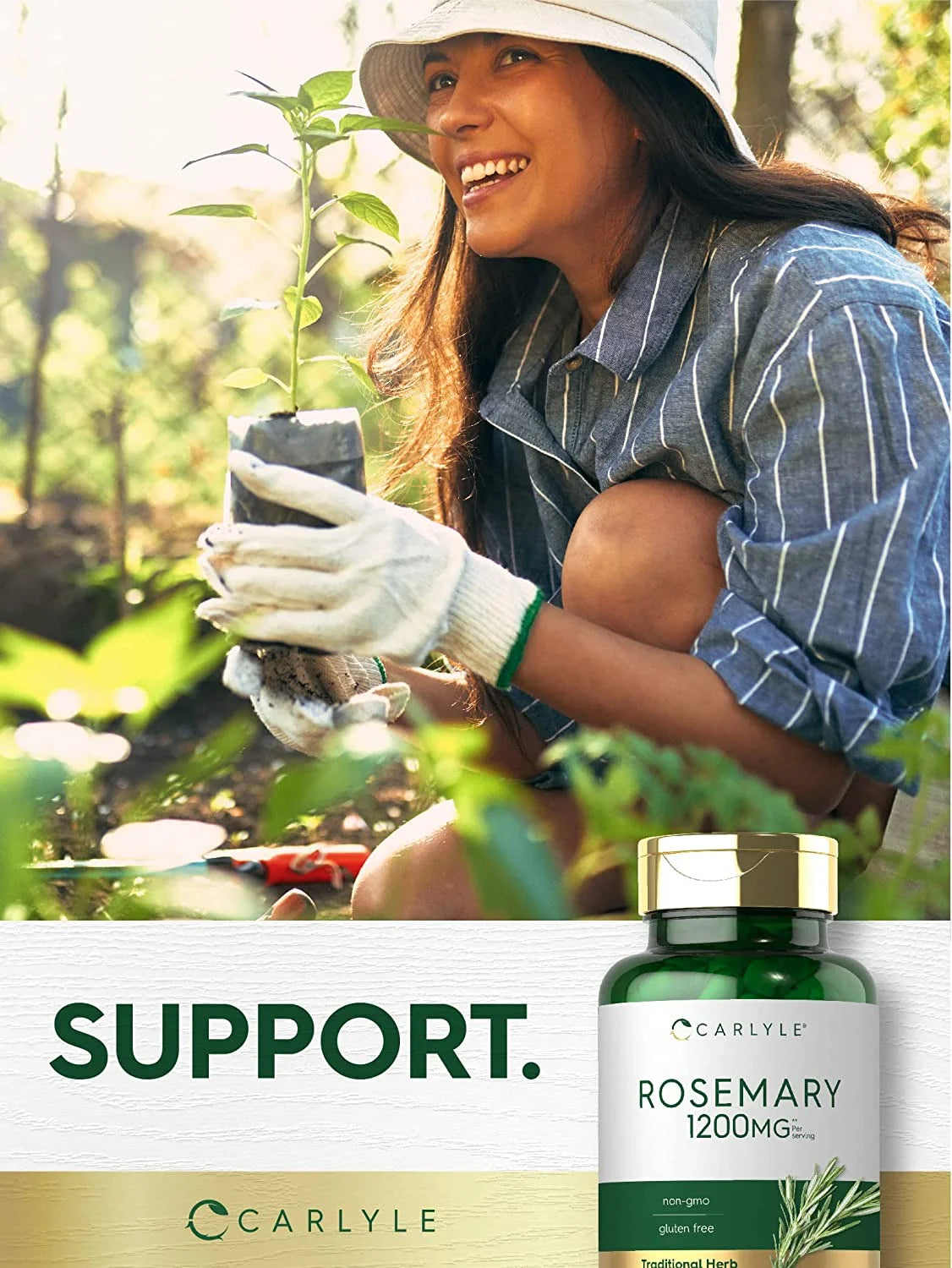 Rosemary Extract | 1200Mg | 200 Capsules | by