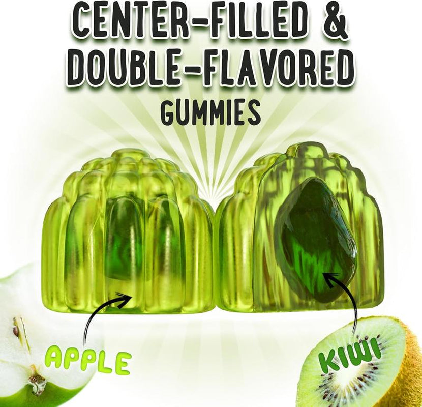 Center-Filled Magnesium Glycinate Gummies 400Mg – High-Absorption for Sleep & Muscle Recovery – Vegan, Pectin-Based, Non-Gmo Healthcare Dietary