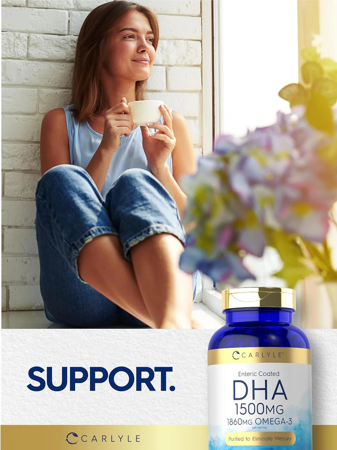 DHA Supplement 1500Mg | 180 Softgels | by