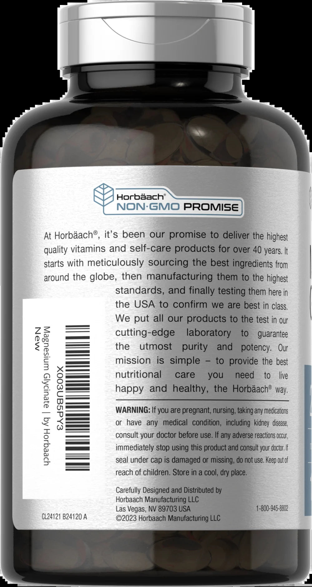 Magnesium Glycinate | 250Mg | 120 Softgels | Non-Gmo and Gluten Free Supplement | by
