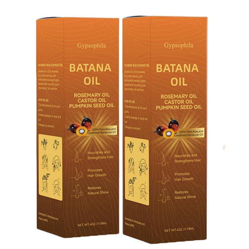 Batana Oil 4-In-1 Liquid with Rosemary, Castor, Pumpkin Seed Oil for Nourishing Hair & Stimulating Growth - 118Ml (4Oz) - Dr. Sebi Approved