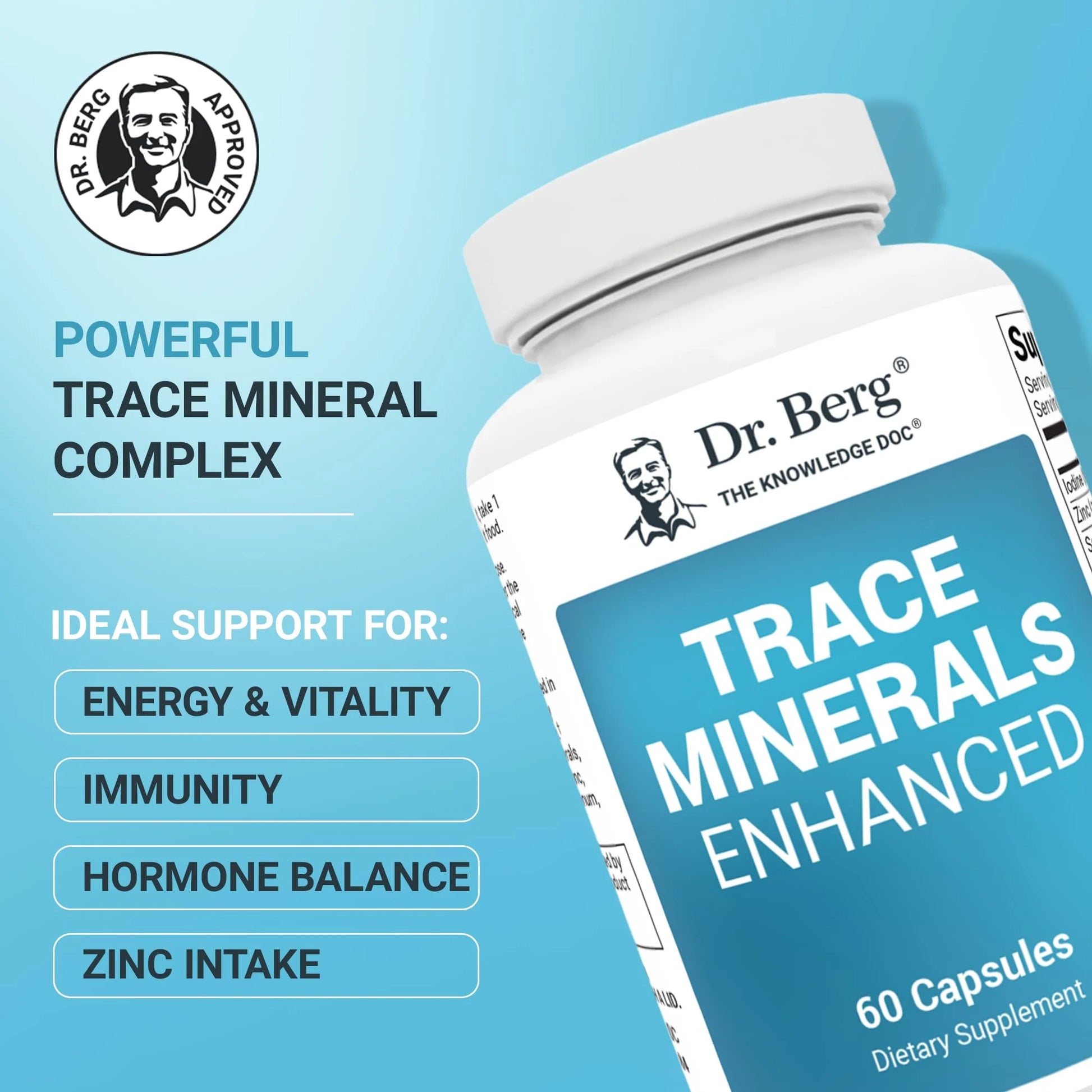 Trace Minerals Enhanced Complex, 60 Capsules