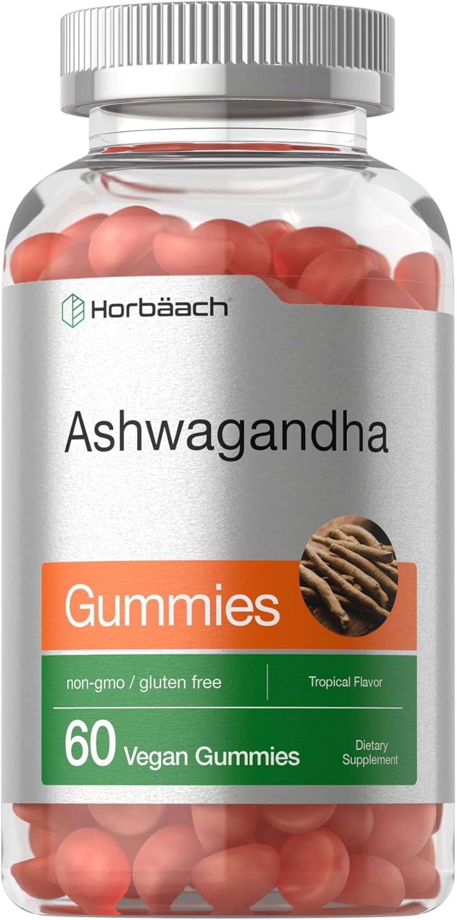 Ashwagandha Gummies | 60 Count | Tropical Flavor for Men and Women | by
