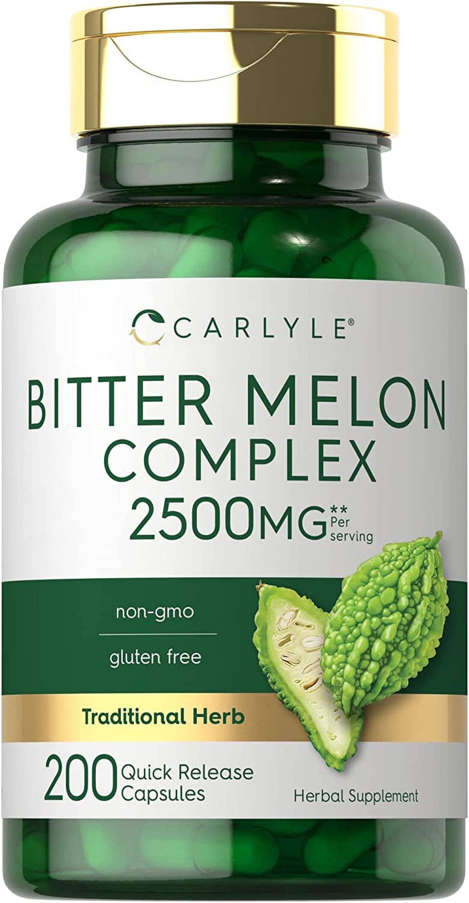 Bitter Melon Capsules | 200 Count | Complex Supplement | by
