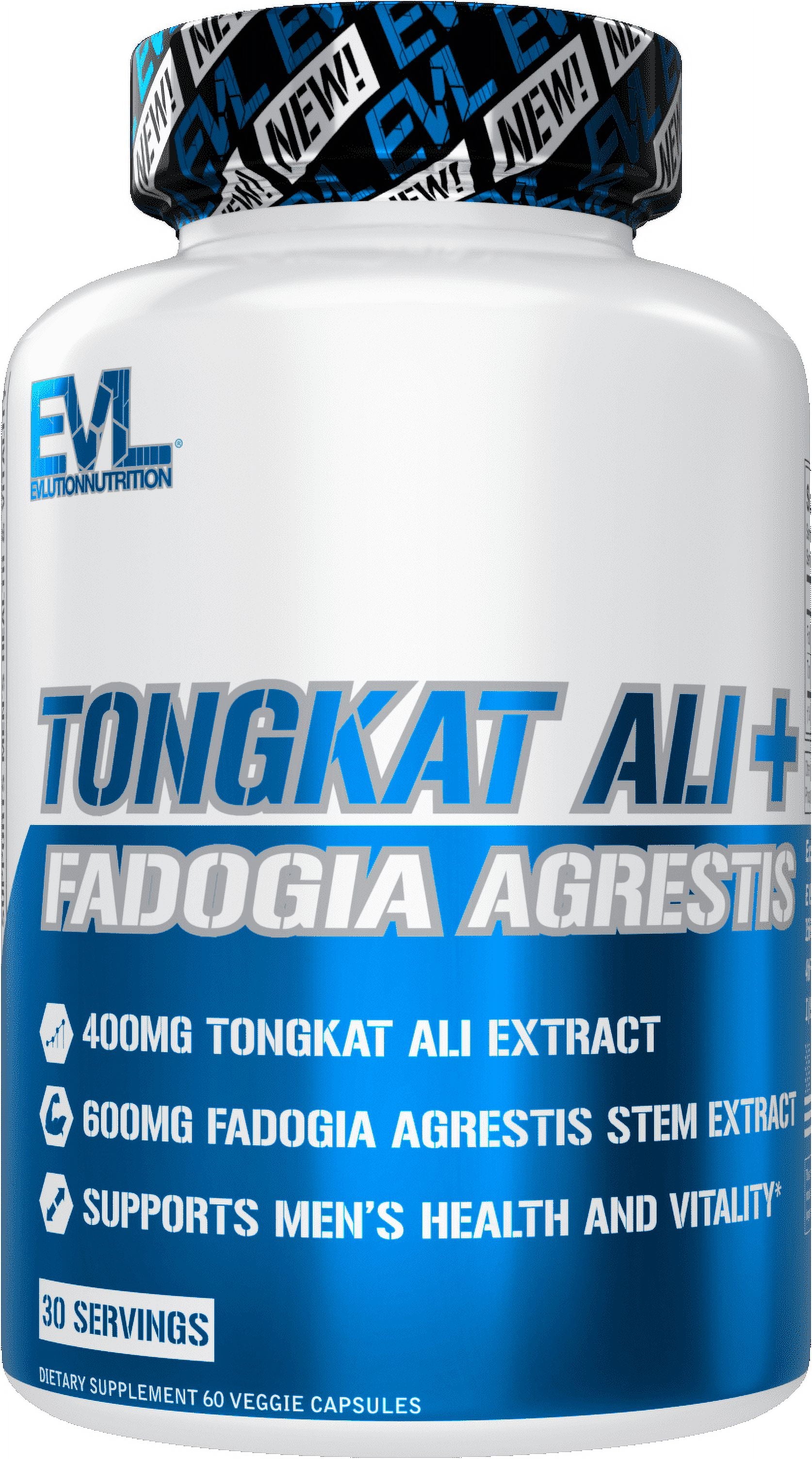 Tongkat Ali + Fadogia Agrestis - Men’S Health + Vitality Support - 400Mg Tongkat Ali + 600Mg Fadogia Agrestis Stem Extract - Testosterone Booster - Veggie Capsules - 30 Servings