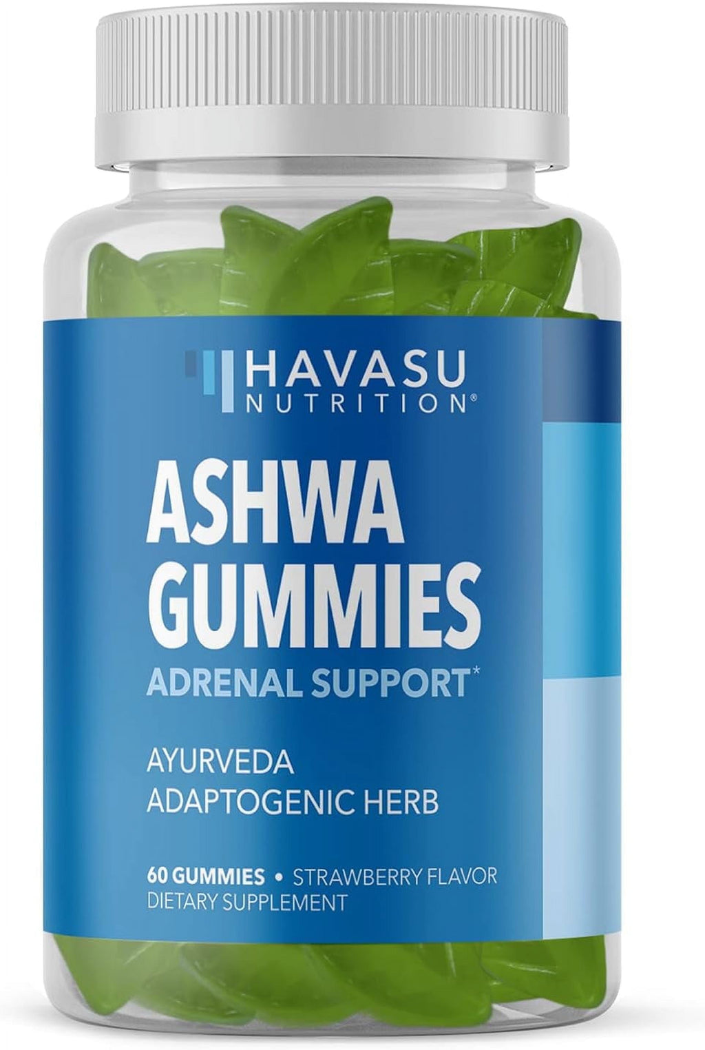 Havasu Ashwagandha Gummies, Stress Relief for Adults | Vegan Ashwagandha Gummies, 1500Mg, 60Ct