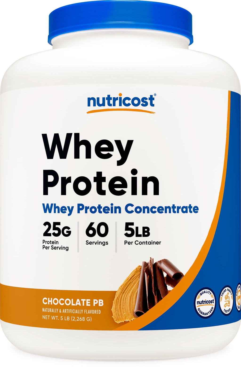 Whey Protein Concentrate Powder (Chocolate Peanut Butter) 5LBS