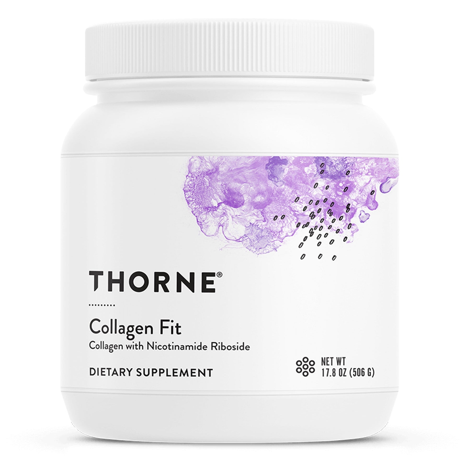 Collagen Fit - Unflavored Collagen Peptides Powder with Nicotinamide Riboside - 15G of Collagen Peptides and 14G Protein per Serving - NSF Certified for Sport - 17.8 Oz - 30 Servings