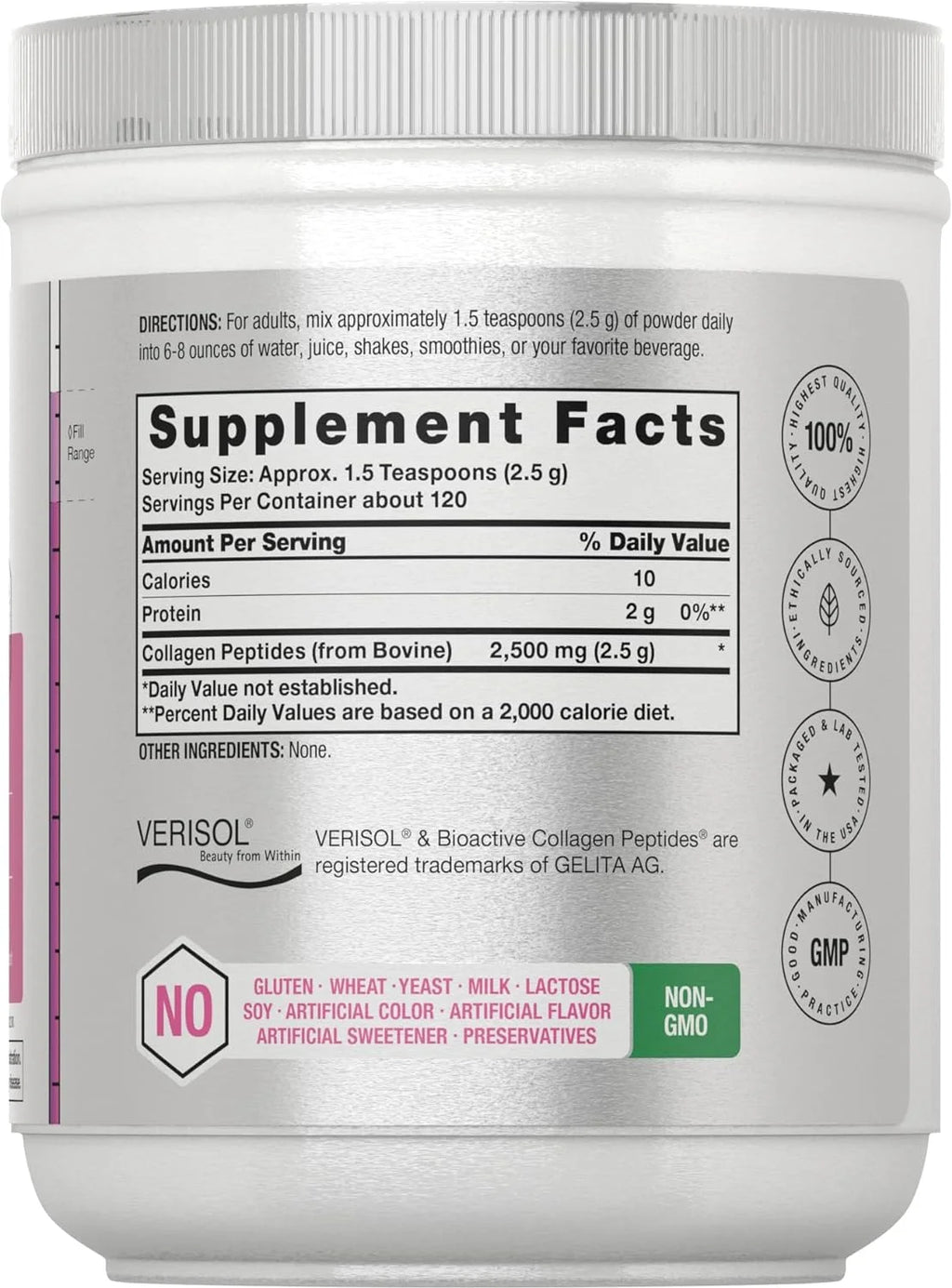 Skin Rejuvenator Powder 10.58 Oz | Bioactive Collagen Peptide | by