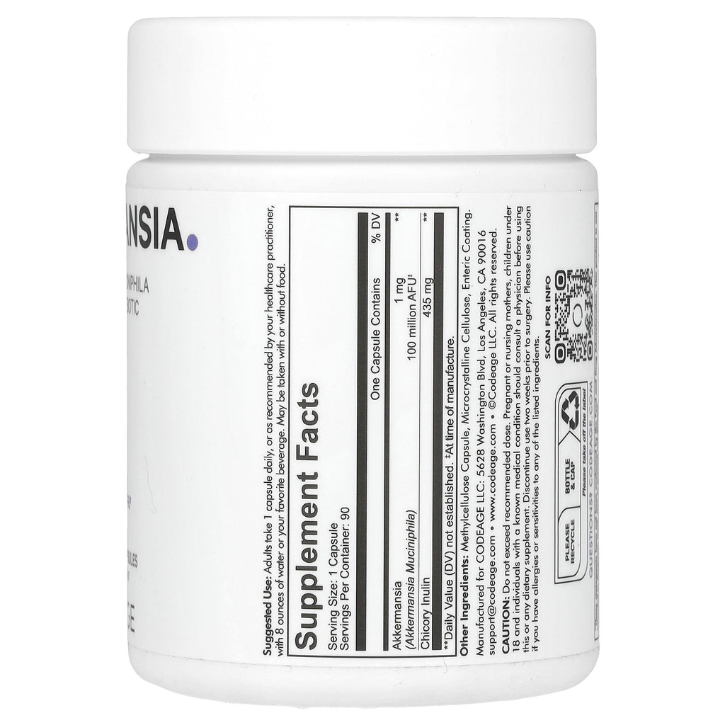 Akkermansia , 90 Vegetable Capsules