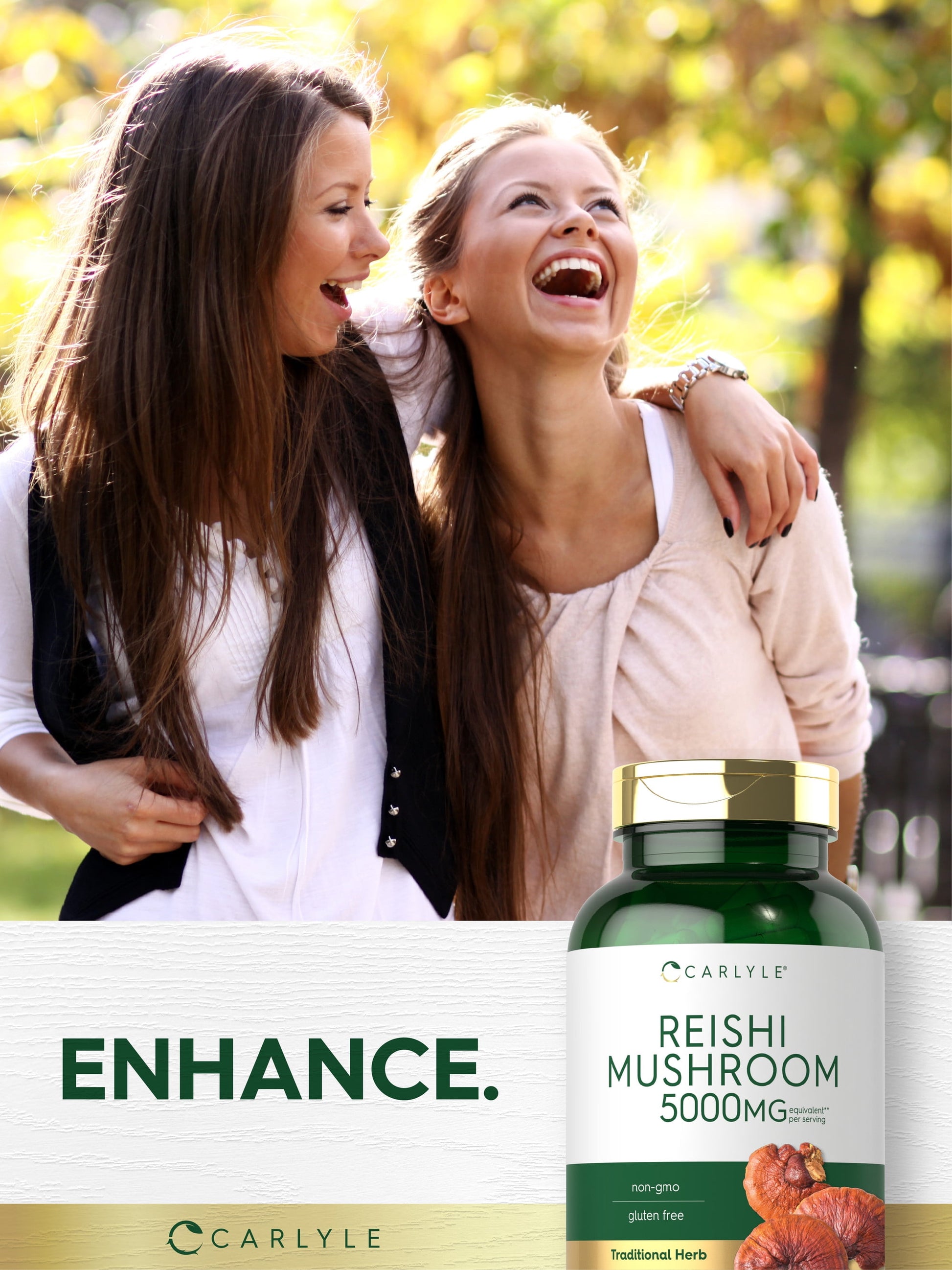 Reishi Mushroom Extract 5000Mg | 300 Capsules for Men and Women | by