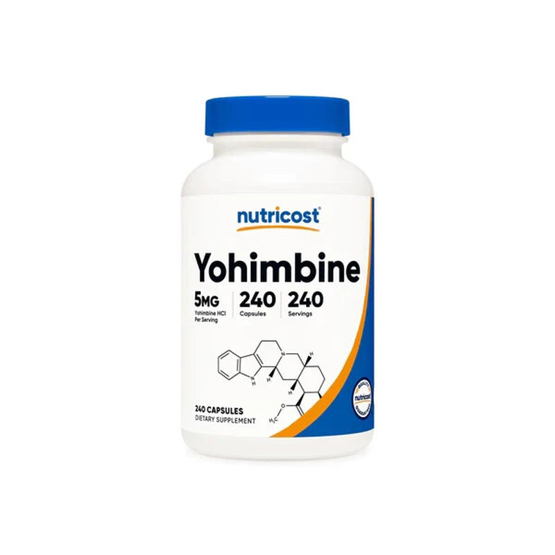 Nutricost Yohimbine Hcl 5Mg, 240 Capsules - Non-Gmo, GF -EXP 11/2027
