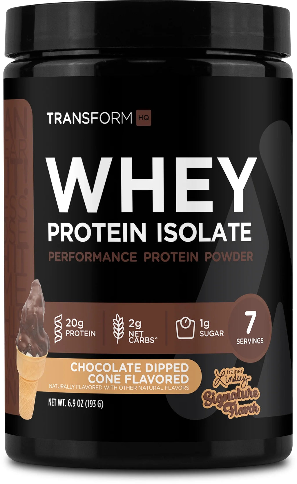 Whey Protein Isolate (WPI) Chocolate Dipped Cone Flavored 7 Servings - Preformance Protein Powder