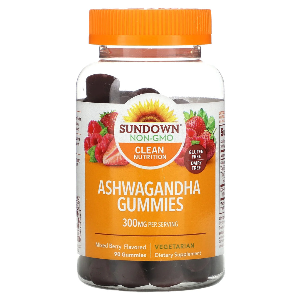 Ashwagandha Gummies, Mixed Berry , 150 Mg, 90 Gummies,