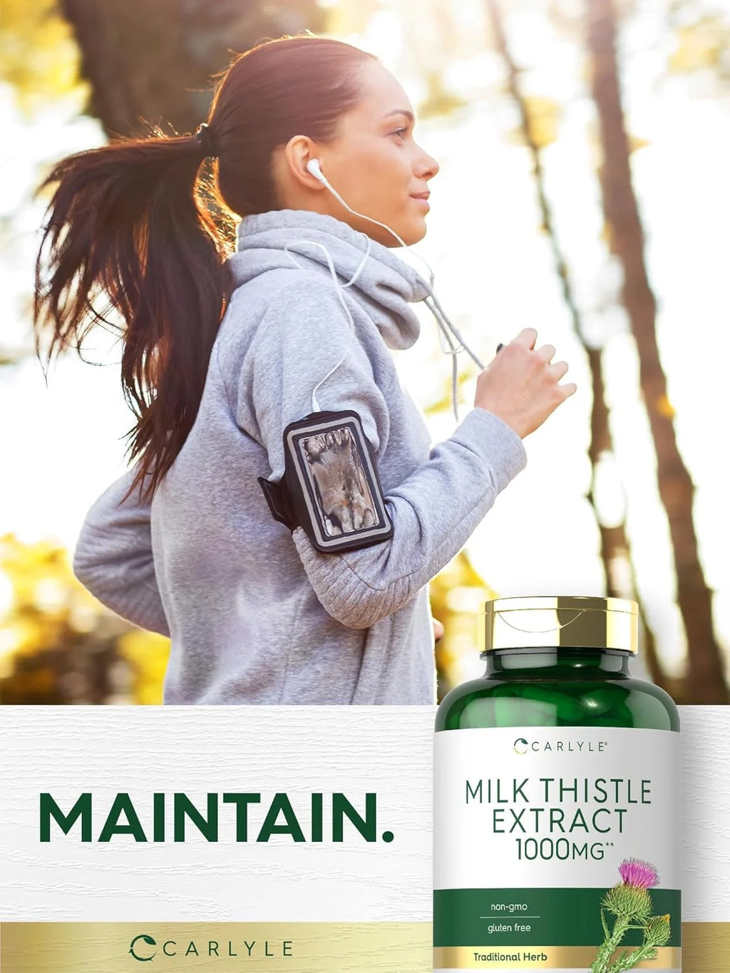 Milk Thistle 1000Mg Extract | 300 Capsules for Men and Women | by