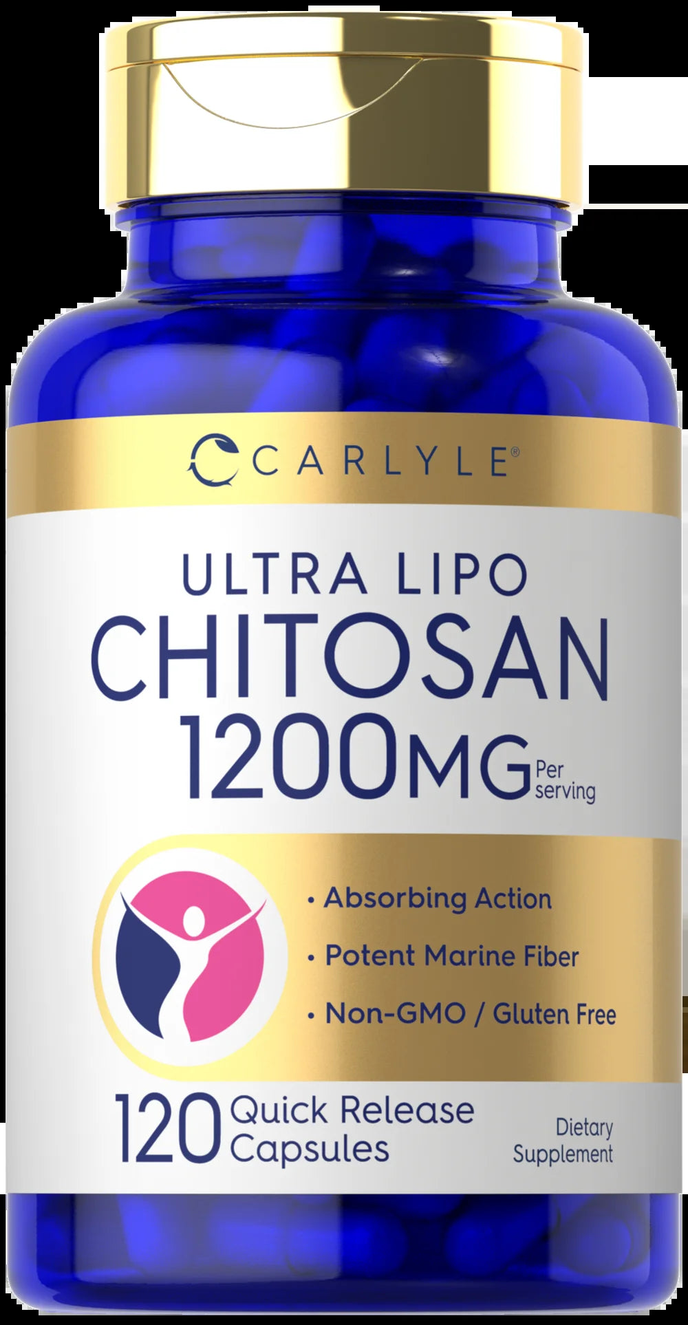 Chitosan Supplement 1200Mg | 120 Capsules for Men and Women | by
